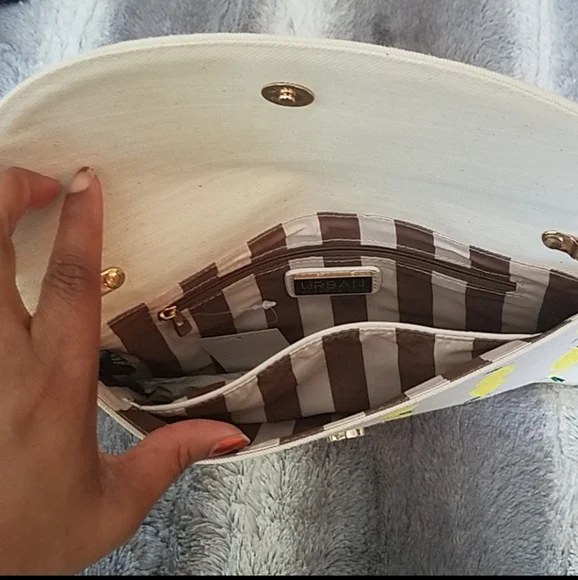 Urban Expressions Lemon Clutch NWT - Picture 4 of 7